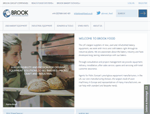 Tablet Screenshot of brookfood.co.uk